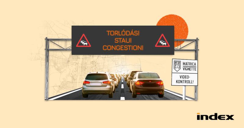 Az M1-es autópályán baleset történt, ahol egy kamion és két személyautó összeütközött. Ennek következtében 7 kilométeres torlódás alakult ki a forgalomban.