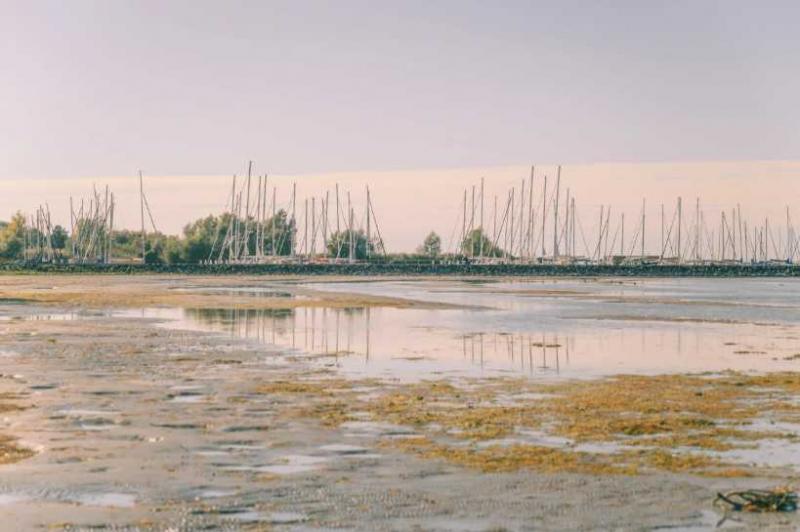 Eltűnik a Balaton? A tó vízszintje csökken, és a déli parton már a mederben sétálgatnak az emberek.